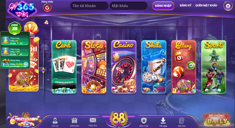 W365 - Cổng game đổi thưởng uy tín số 1 thị trường