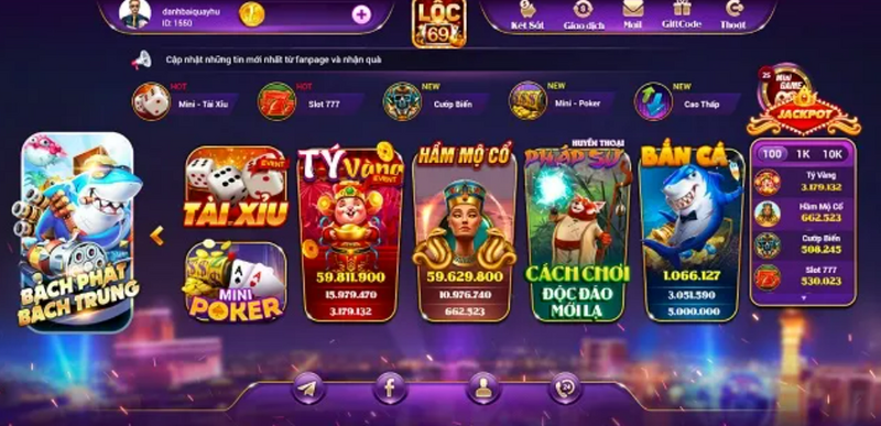 Lộc 69 - Trang chủ đẳng cấp nhất tại khu vực châu Á