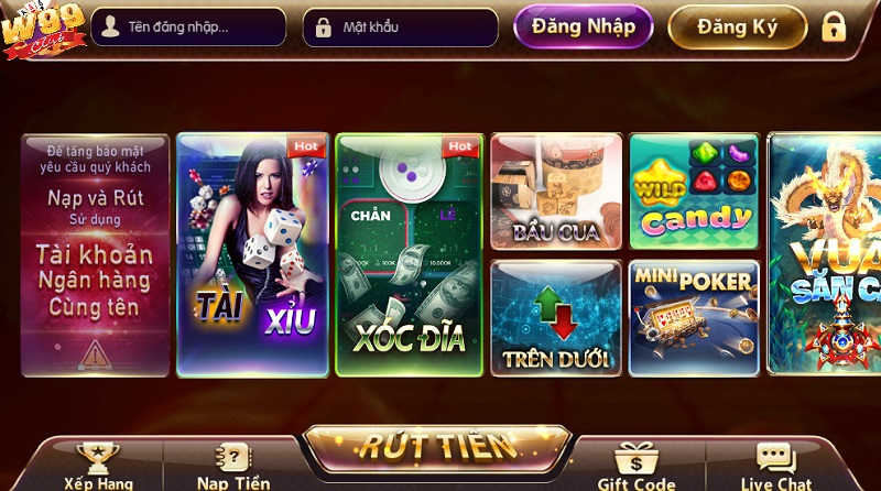 W99 Club - Bước đột phá mới trong làng game đổi thưởng Việt Nam 2023