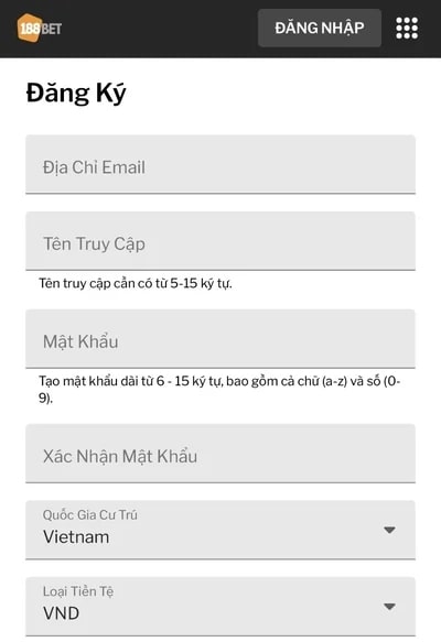 cách tham gia cá cược tại 188bet